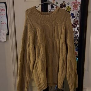 American Eagle tan sweater